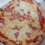 Pizza jamón y queso